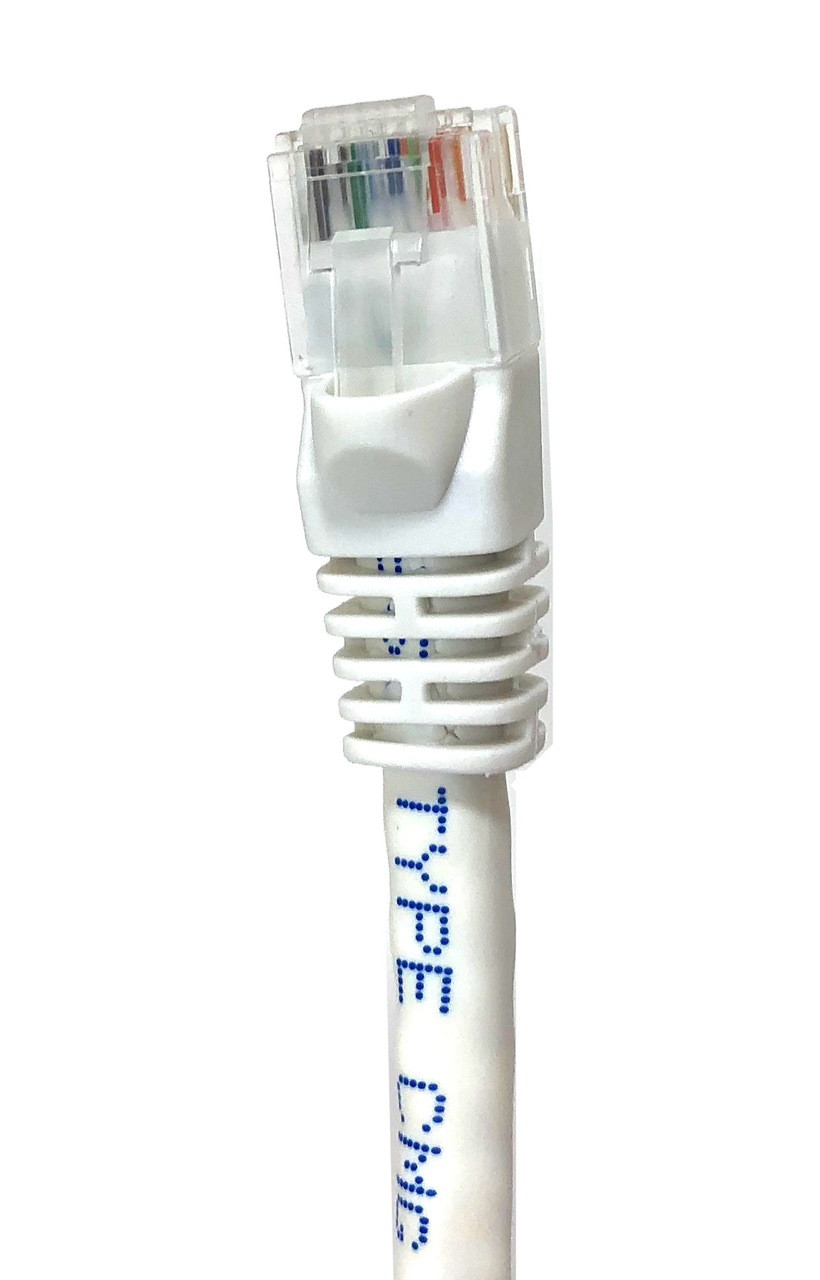 14ft Cat6 Molded Snagless RJ45 UTP Networking Patch Cable (White)