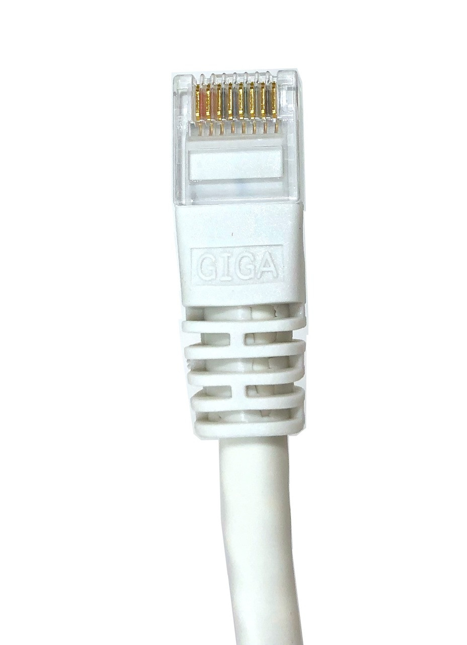 14ft Cat6 Molded Snagless RJ45 UTP Networking Patch Cable (White)