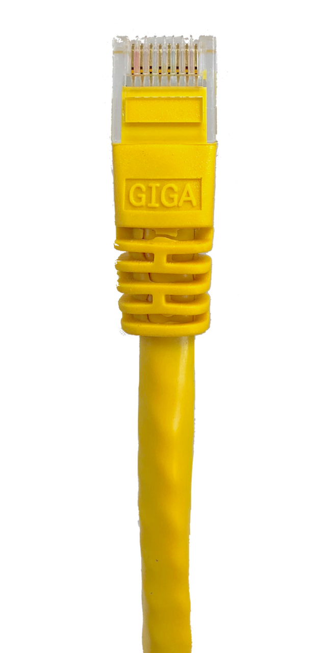 10ft Cat6 Molded Snagless RJ45 UTP Networking Patch Cable (Yellow)