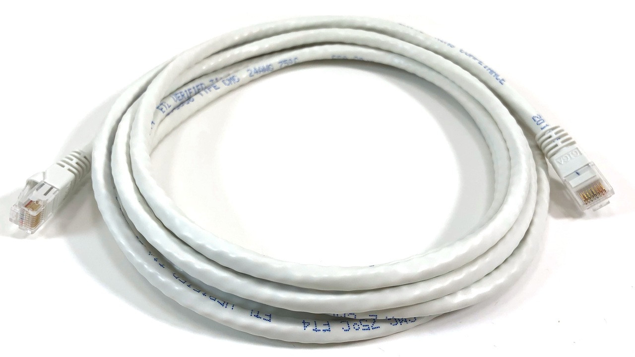 10ft Cat6 Molded Snagless RJ45 UTP Networking Patch Cable (White)