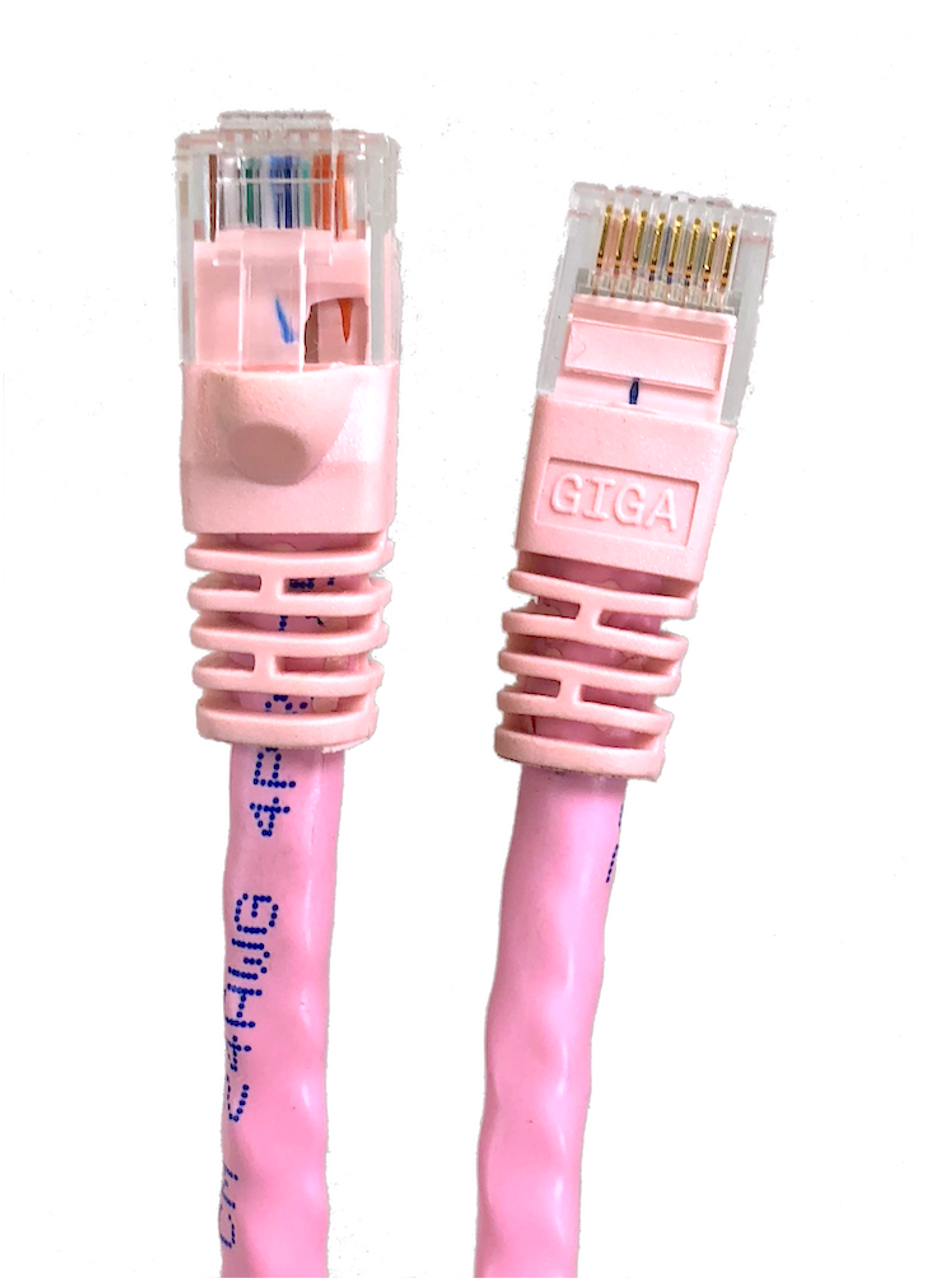 10ft Cat6 Molded Snagless RJ45 UTP Networking Patch Cable (Pink)