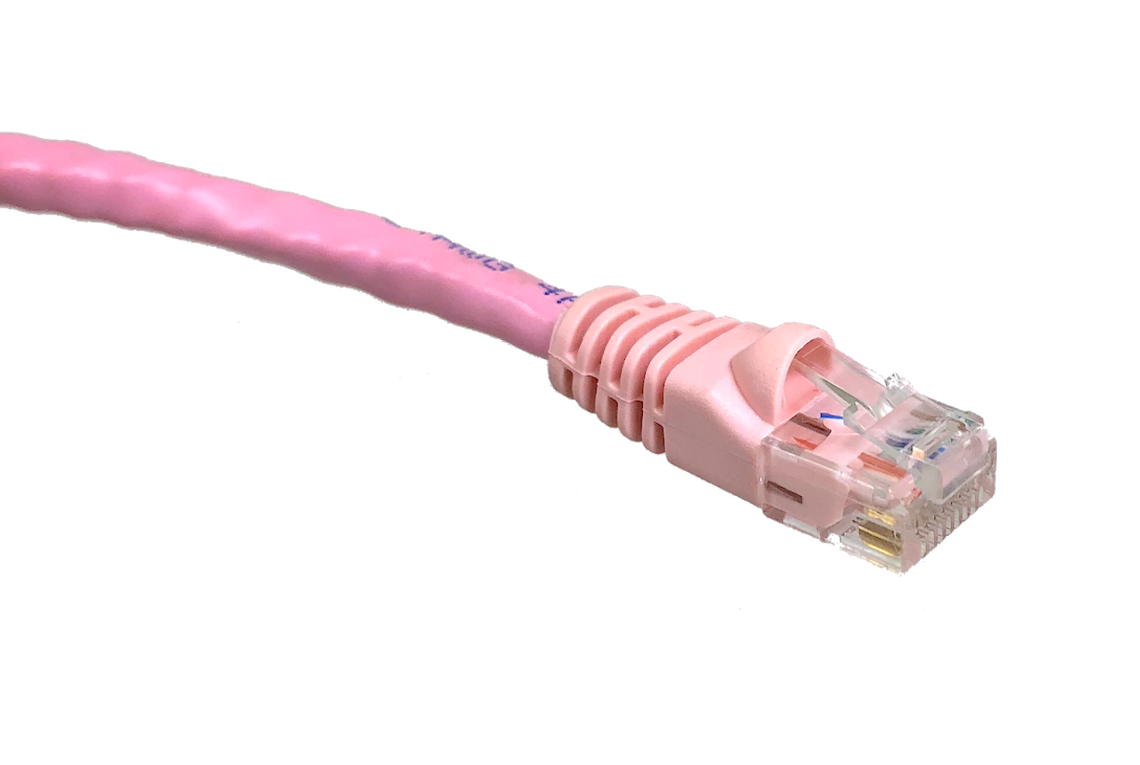 7ft Cat6 Molded Snagless RJ45 UTP Networking Patch Cable (Pink)