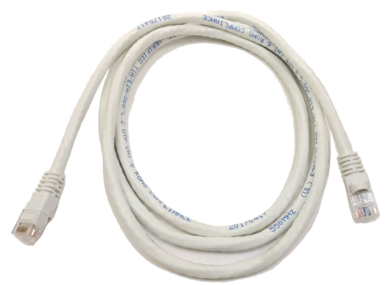 5ft Cat6 Molded Snagless RJ45 UTP Networking Patch Cable (White)