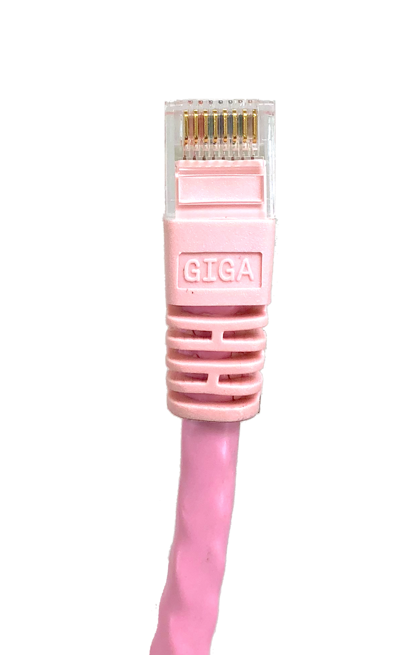 5ft Cat6 Molded Snagless RJ45 UTP Networking Patch Cable (Pink)