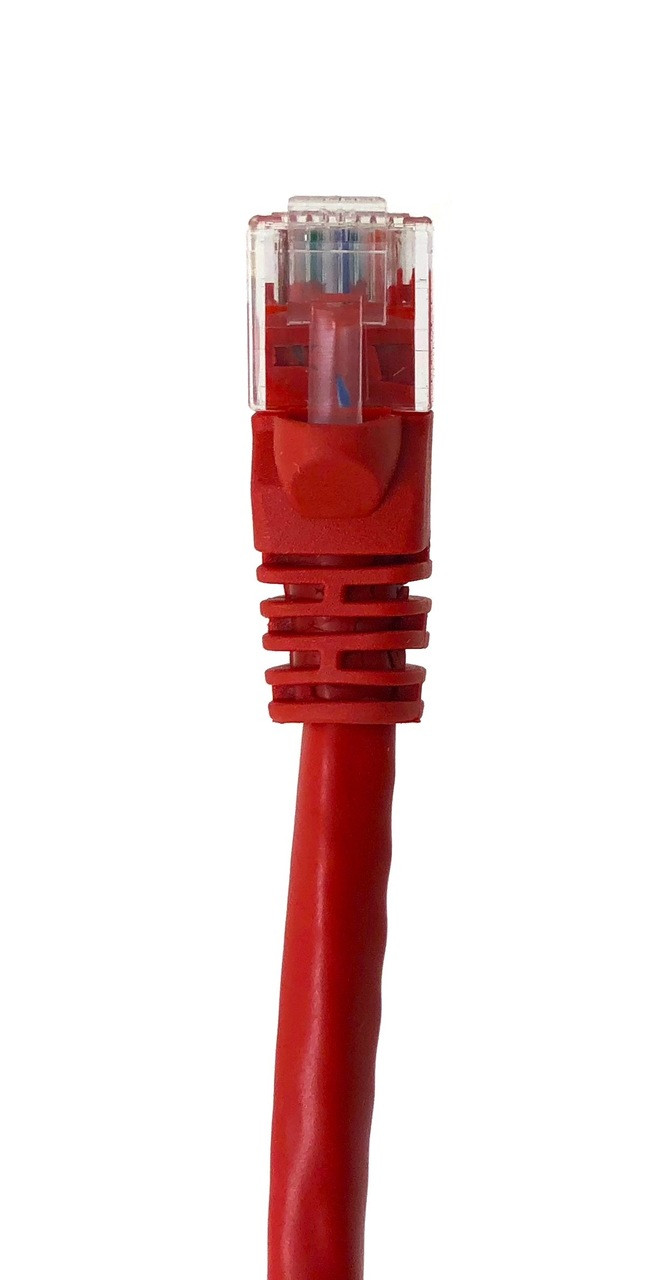 3ft Cat6 Molded Snagless RJ45 UTP Networking Patch Cable (Red)
