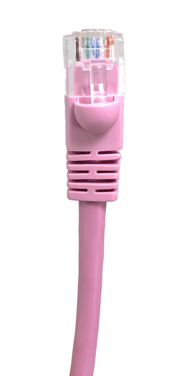 25ft Cat5E UTP Patch Cable (Pink)