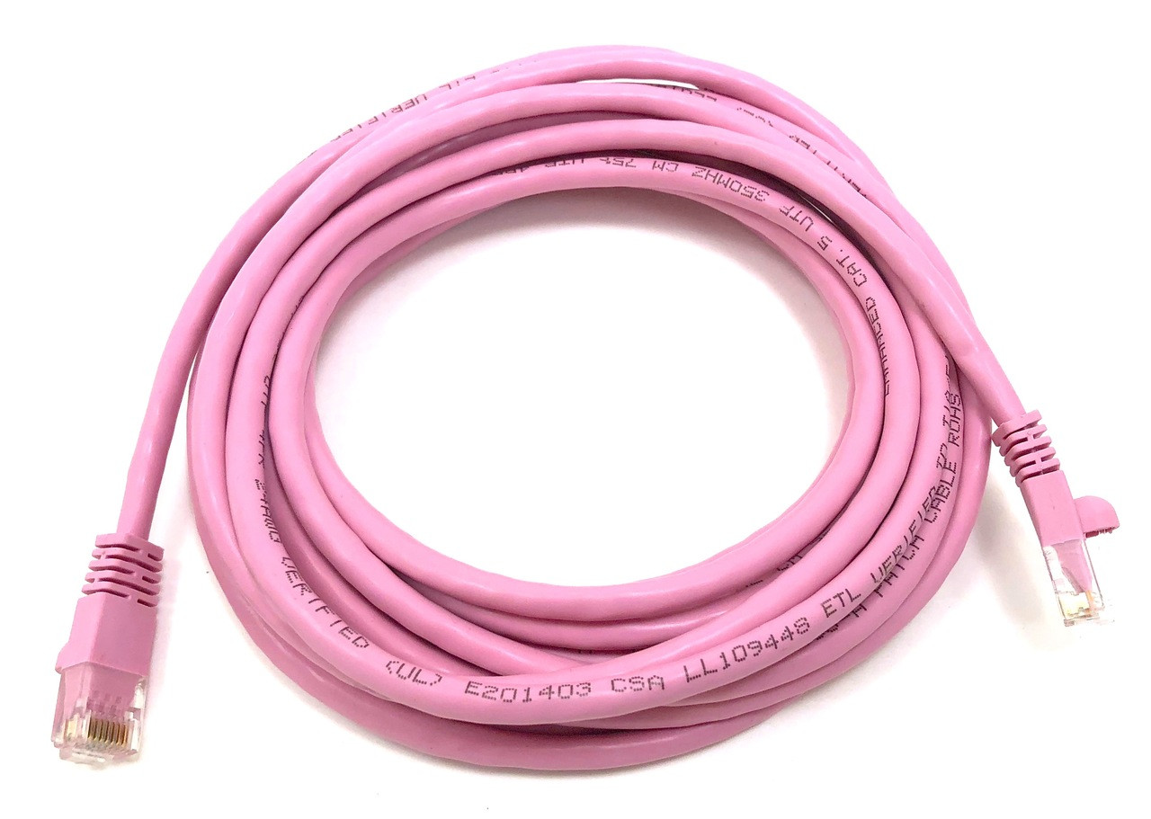 14ft Cat5E UTP Patch Cable (Pink)