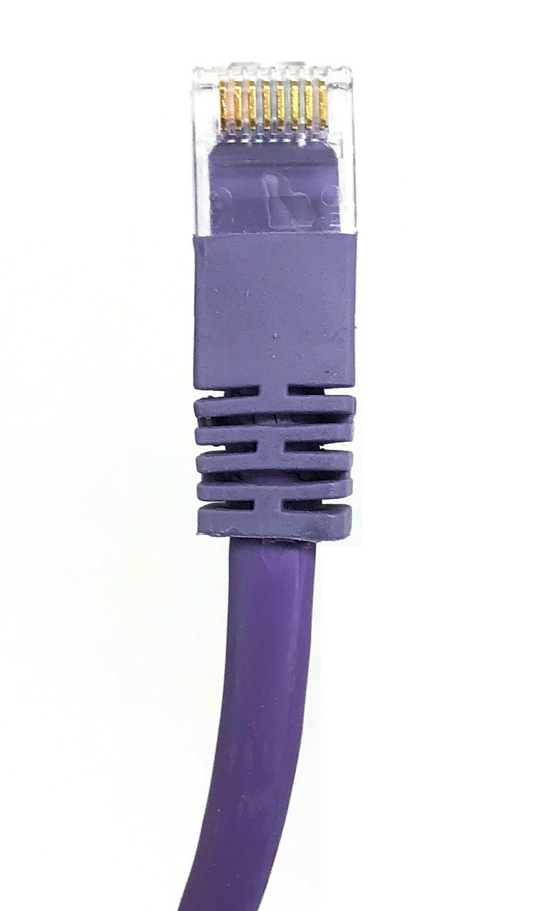 3ft Cat5E UTP Patch Cable (Purple)