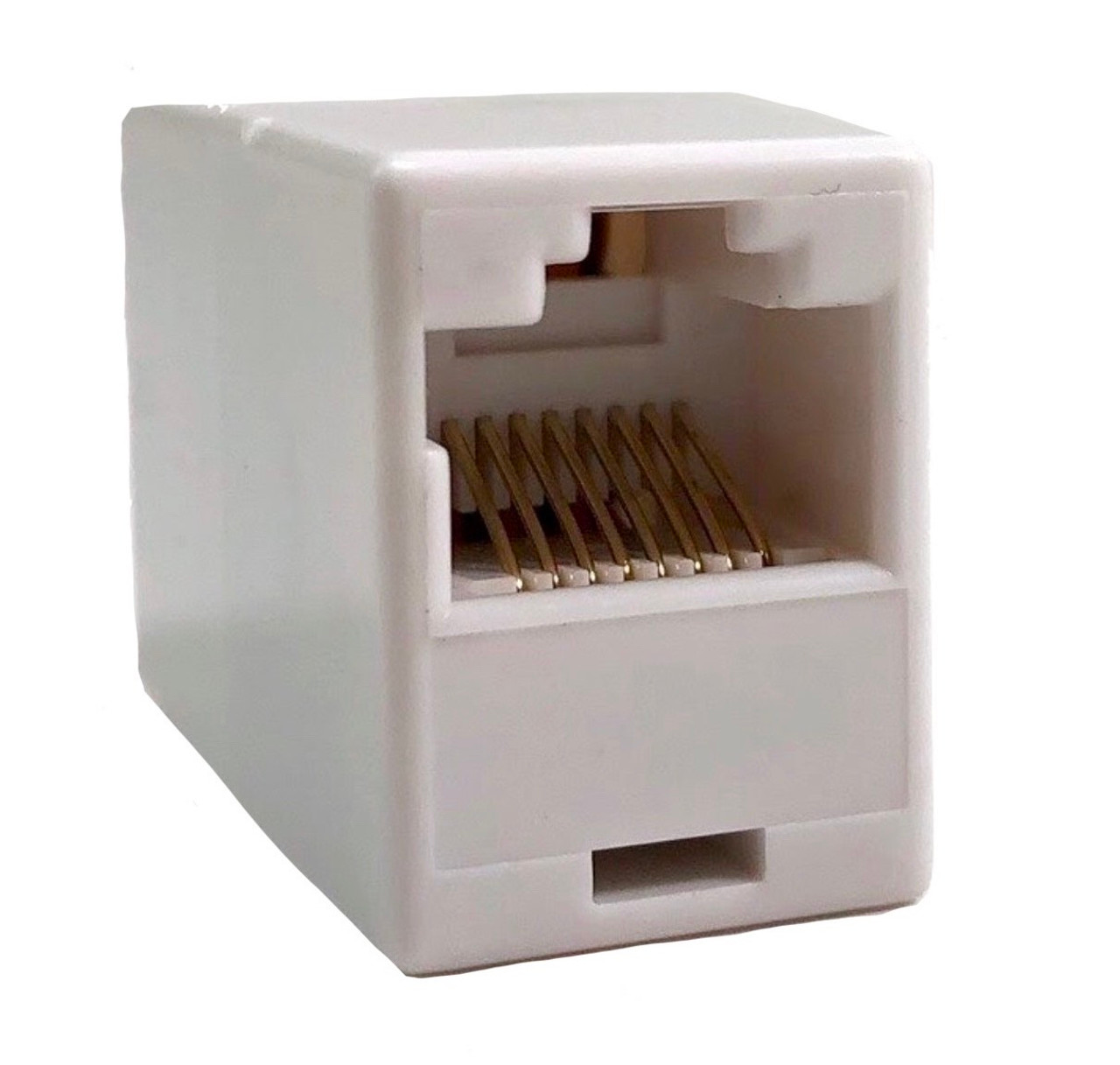 Cat 5E F/F Inline RJ45 Coupler (White)