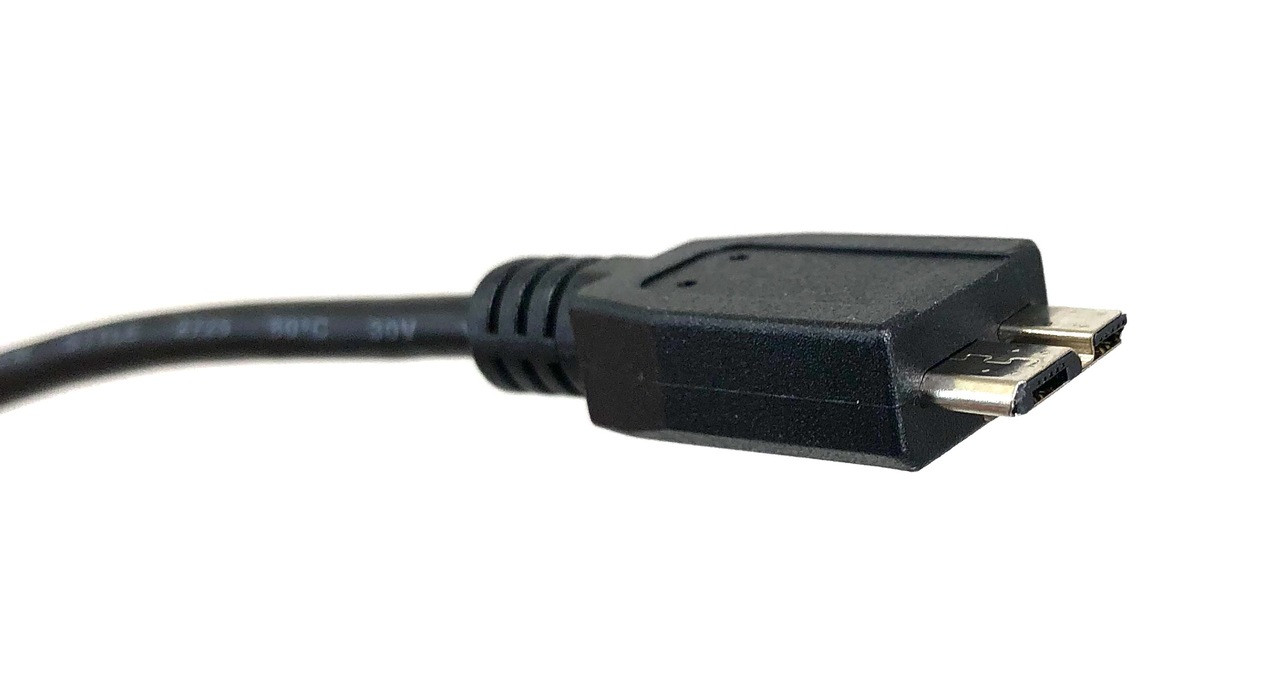 1 Meter (3.3ft) USB 3.0 C-Male to Micro B-Male Cable