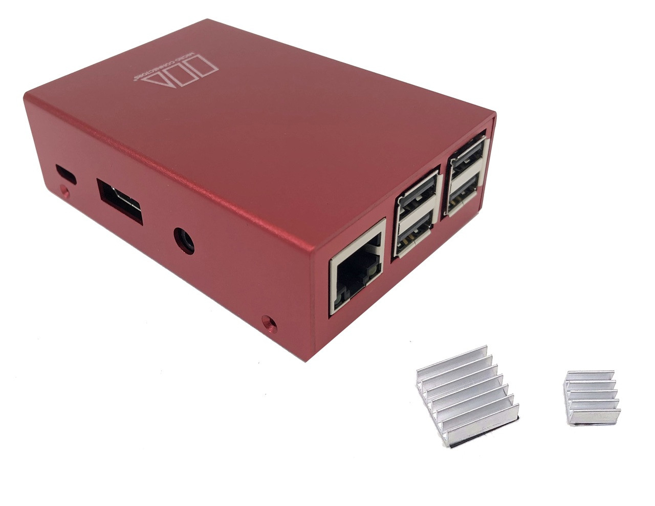 Aluminum Raspberry Pi 3 Model B/B+ Case (Red)