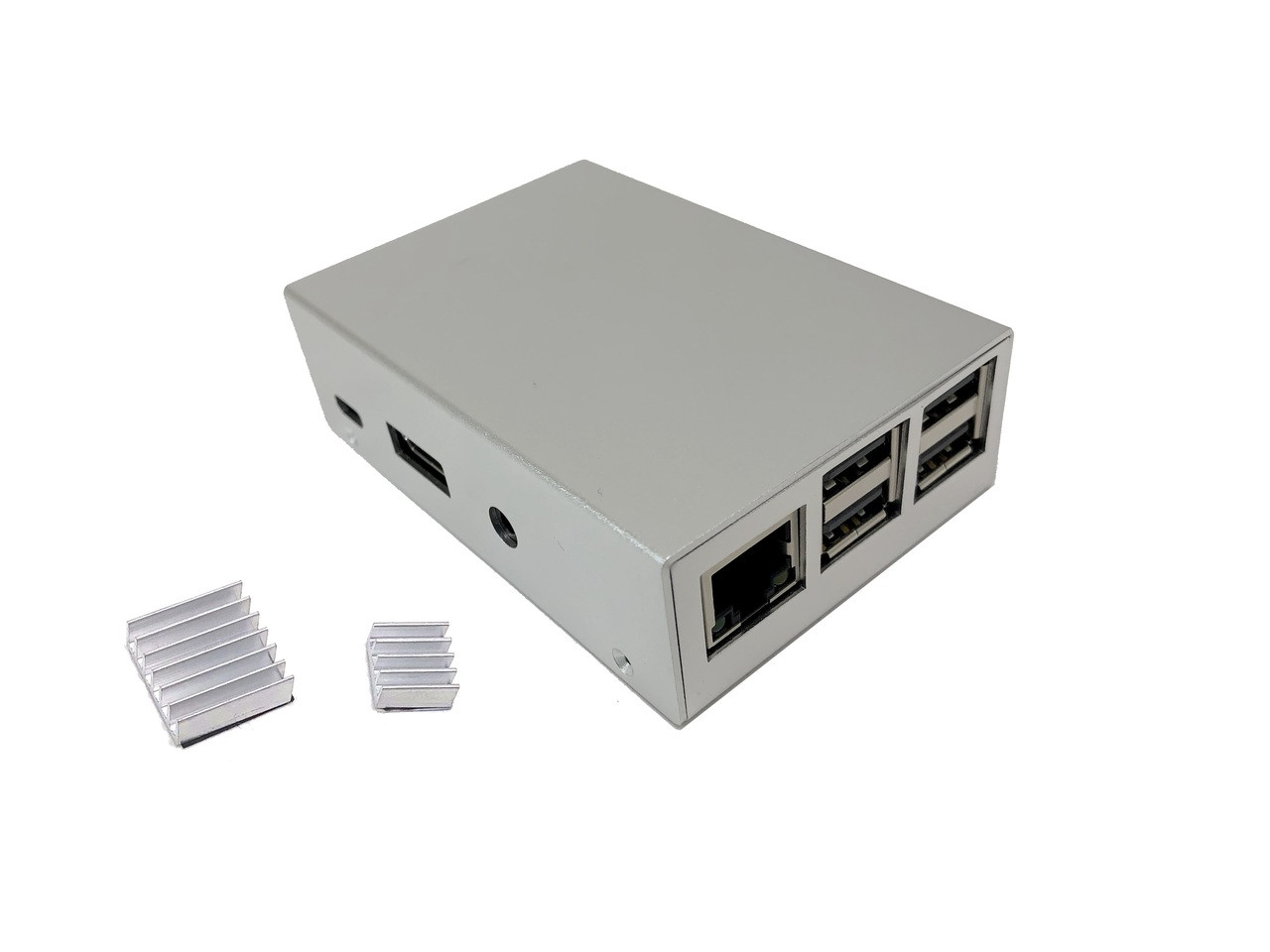 Aluminum Raspberry Pi 3 Model B/B+ Case (Silver) - Micro
