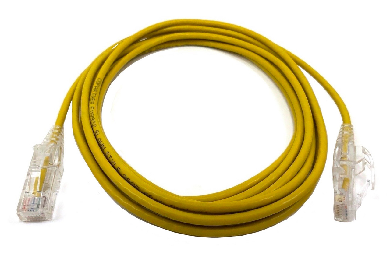 10ft Ultra Slim Cat6 Patch Cable (Yellow)