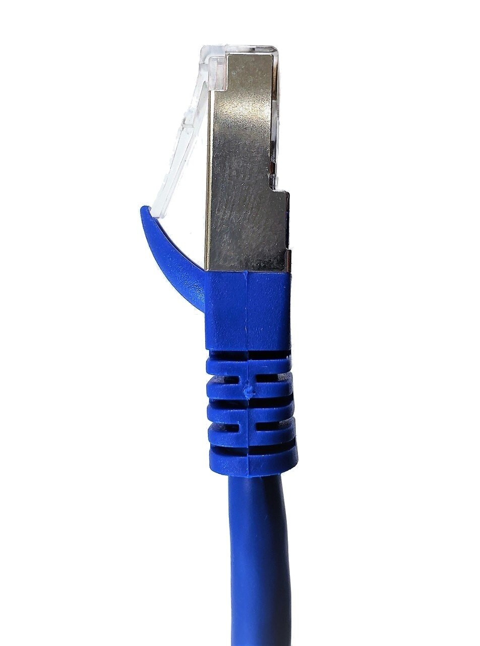 100 Feet Cat7 SFTP Double Shielded RJ45 Snagless Ethernet 26AWG