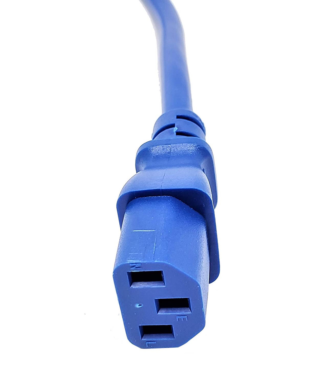 6 Feet AC Power Extension Cord 18AWG (C13 to C14) (Blue)