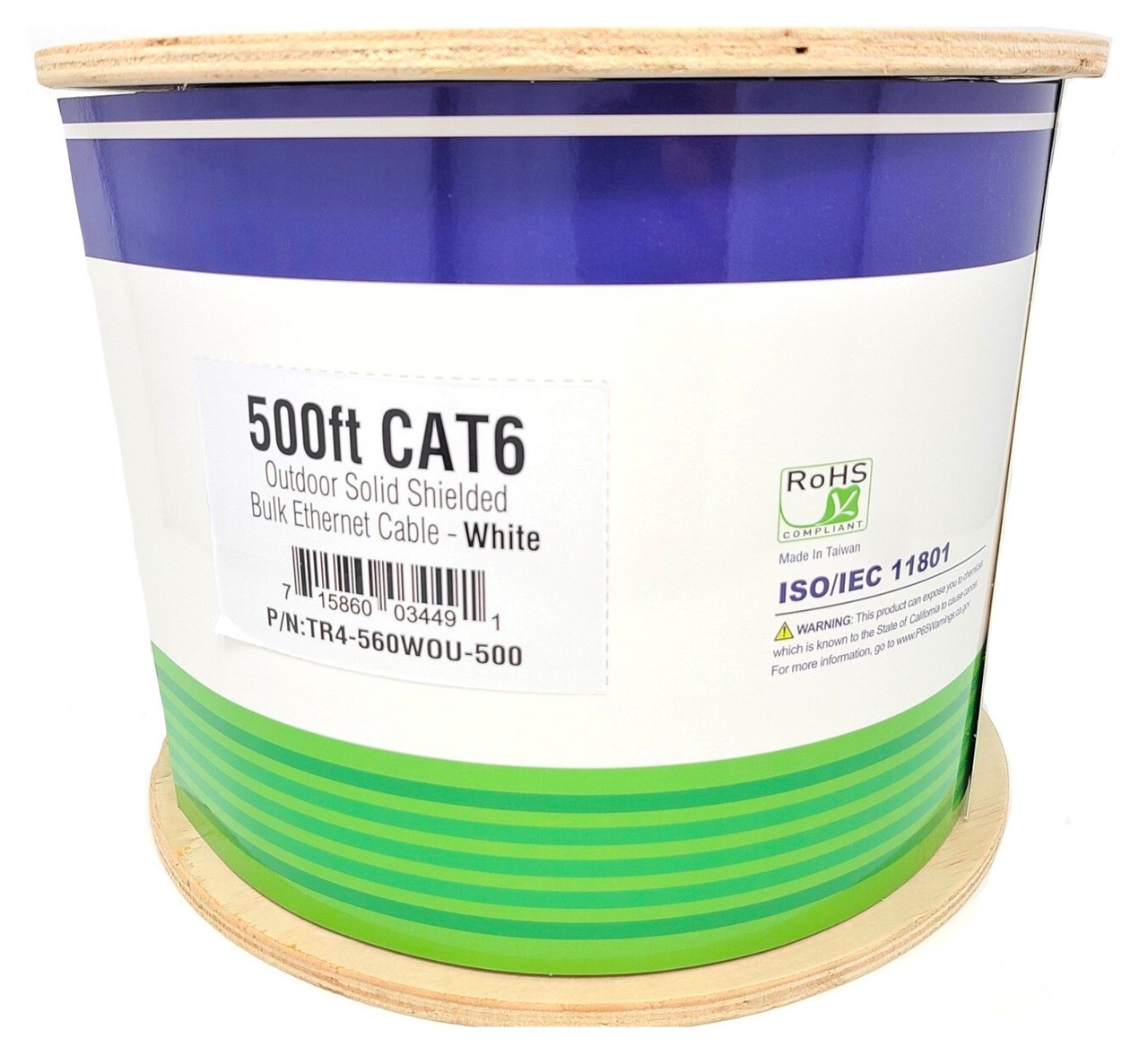 PROFINET TypB Cat6A 4x2xAWG23/7 PVC 500m