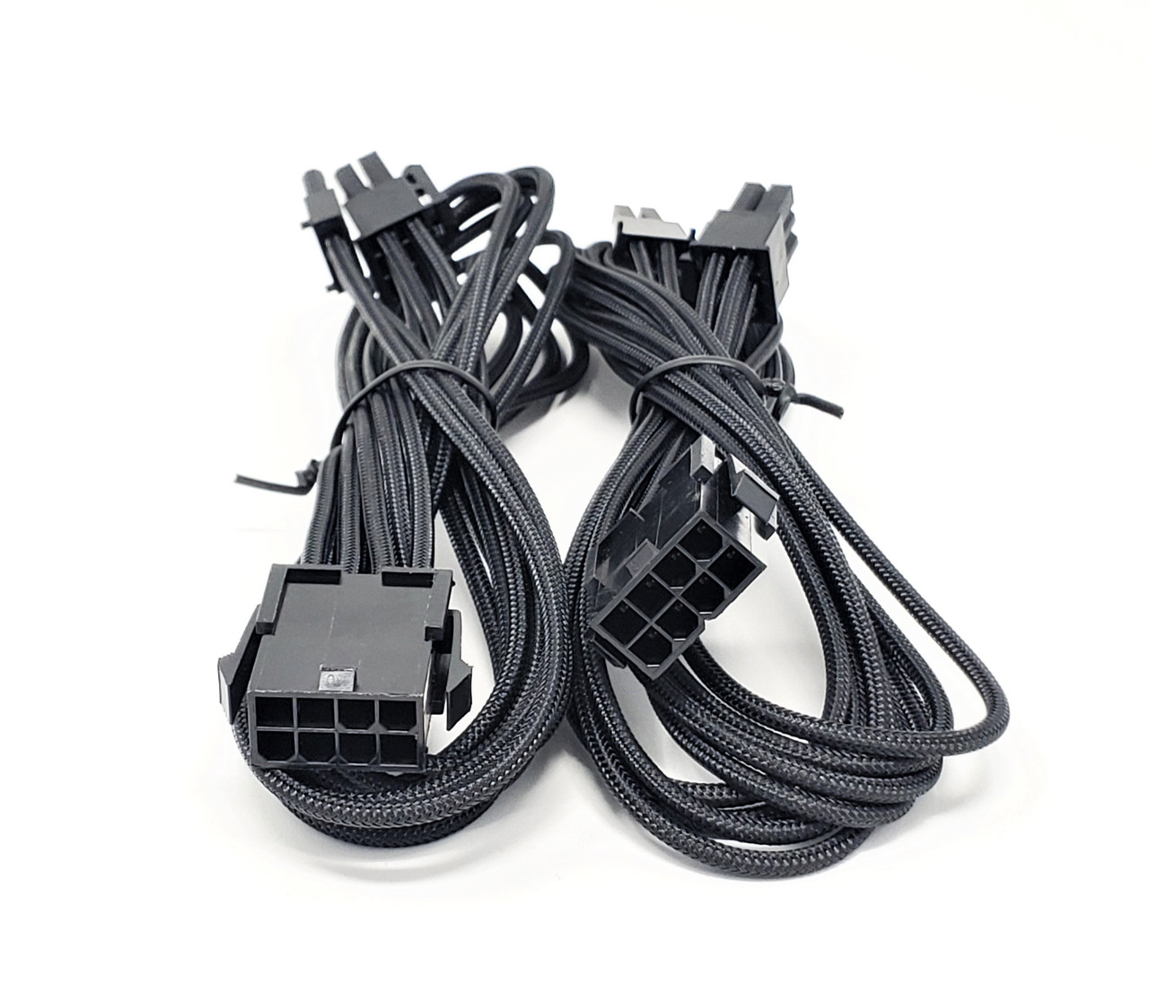 Premium Sleeved PSU Cable Extension Kit (Black)