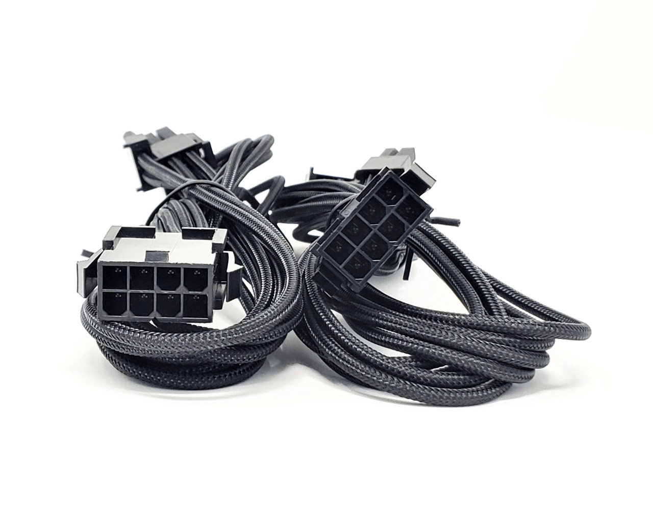 Premium Sleeved PSU Cable Extension Kit (Black)