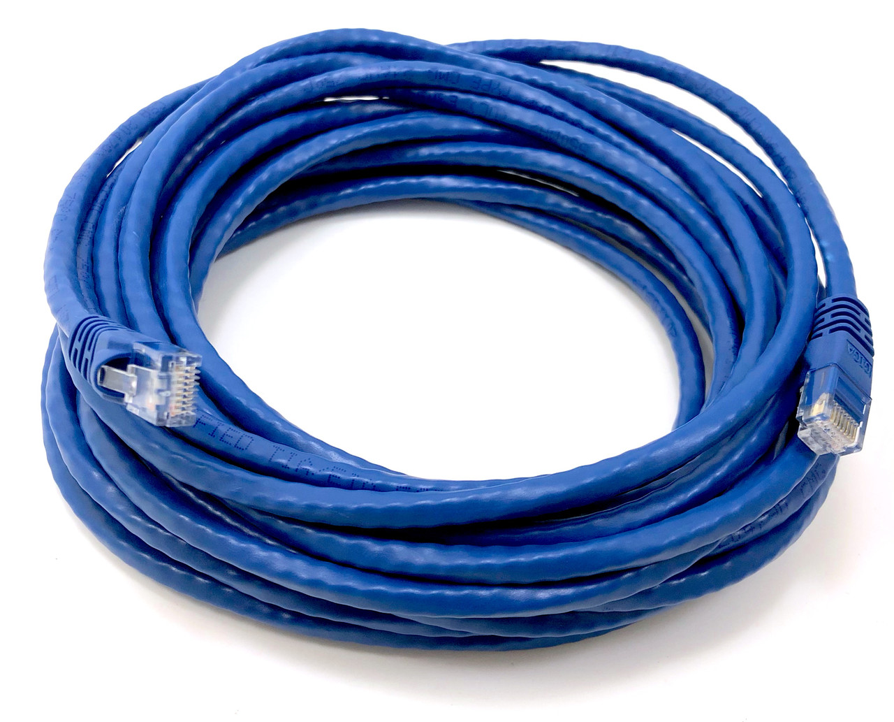 25ft Cat6 Molded Snagless RJ45 UTP Networking Patch Cable - Blue (10 Pack)