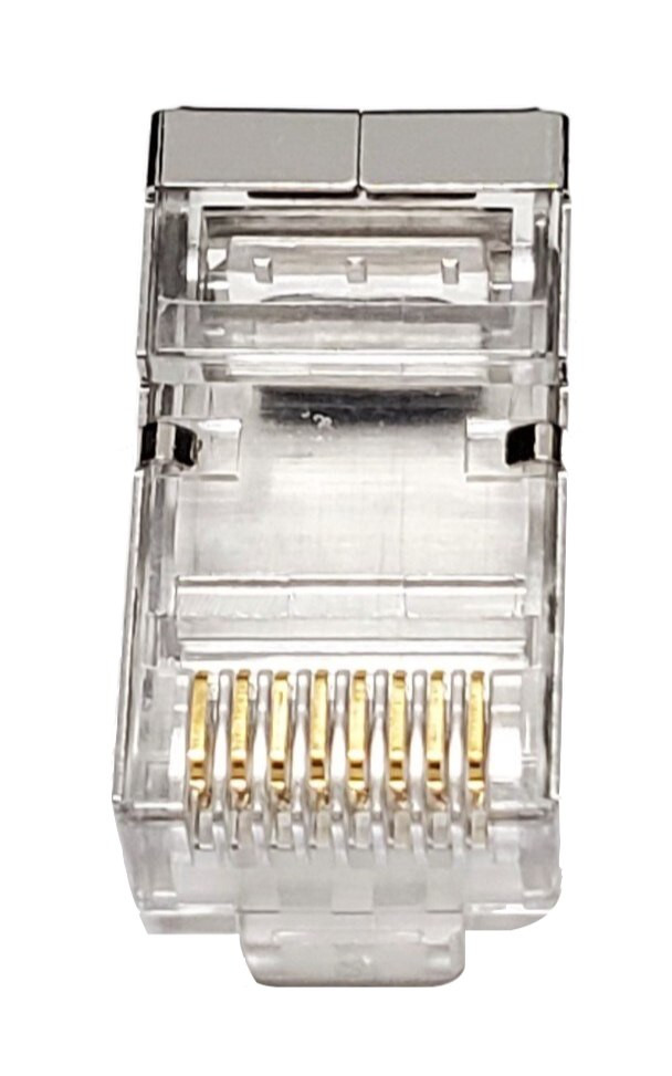Kページ Cat6 Shielded Modular Plug with Load Bar (100 Pack) - Micro