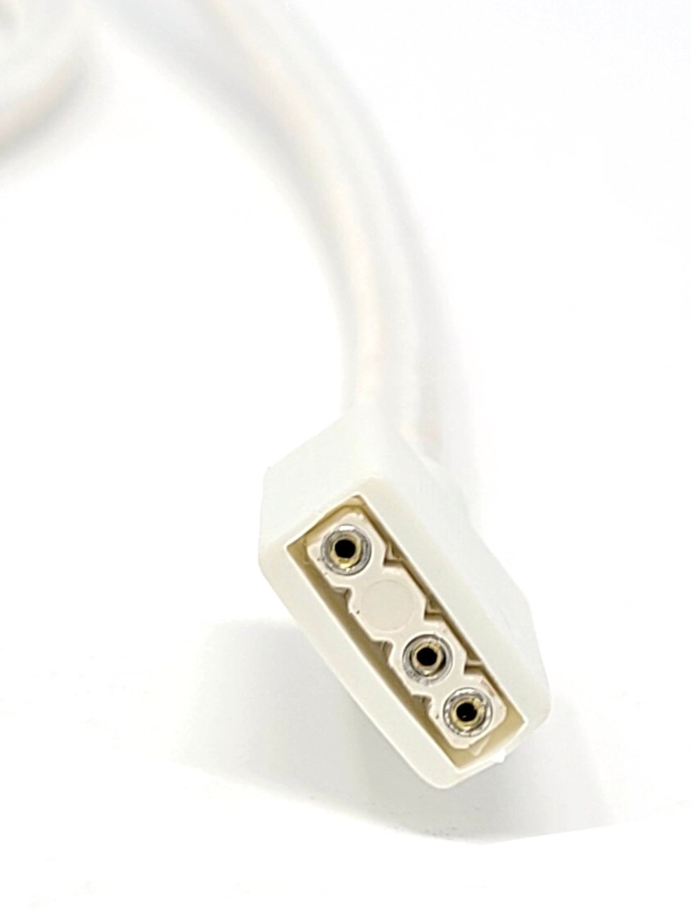 70cm Premium Sleeved 3-Pin 1 to 5 Addressable (ARGB) Splitter Cable (White)