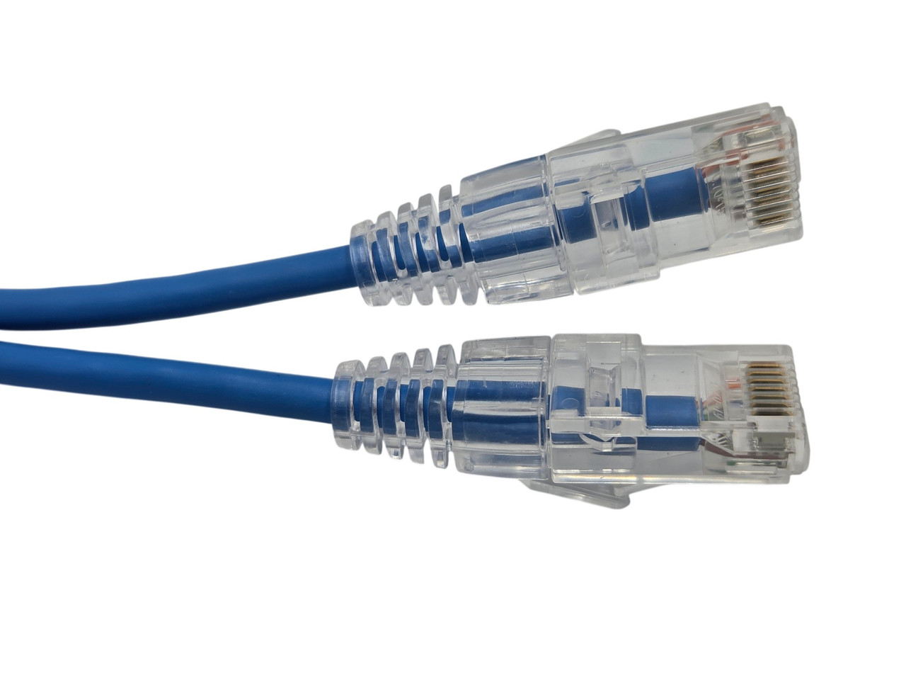 CAT 6A Ultra Slim Patch 28AWG Cable -Blue