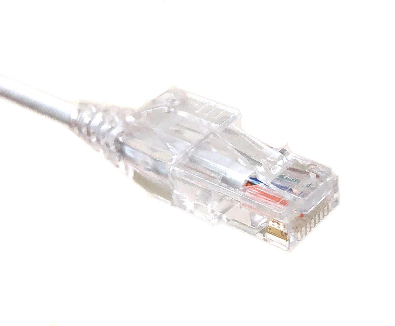 25 ft. CAT 6A 10 Gbps UTP 28 AWG Ultra Slim Ethernet Cable - White