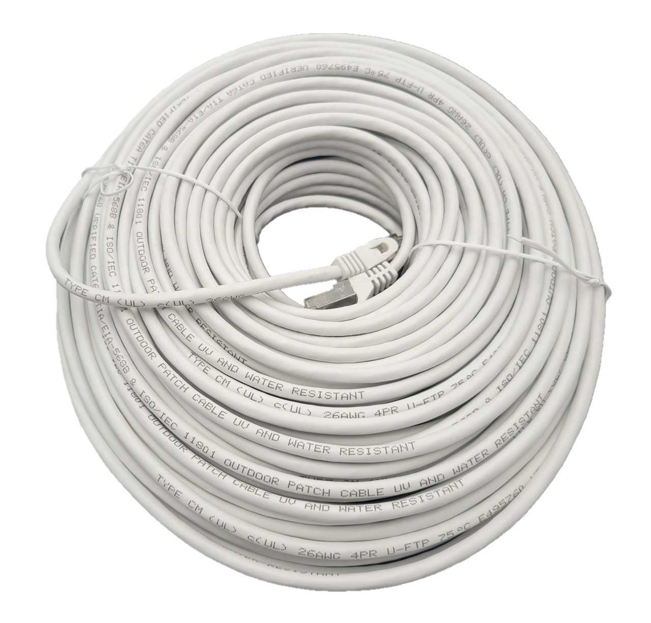CAT6A Industrial Outdoor-Rated Shielded Ethernet Cable - Micro