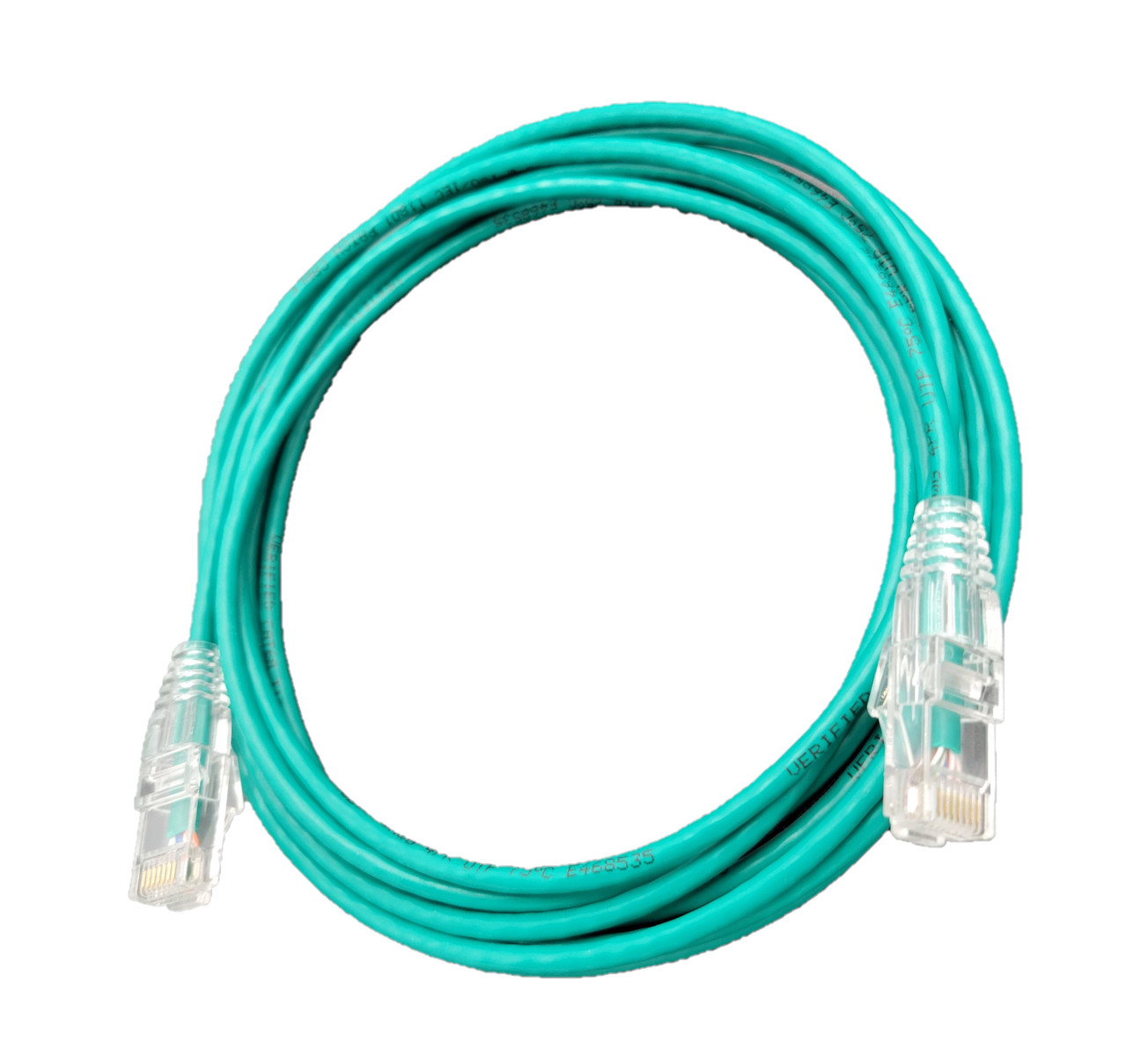 Cat6A Ultra Slim Patch (28AWG) Cable (Green)