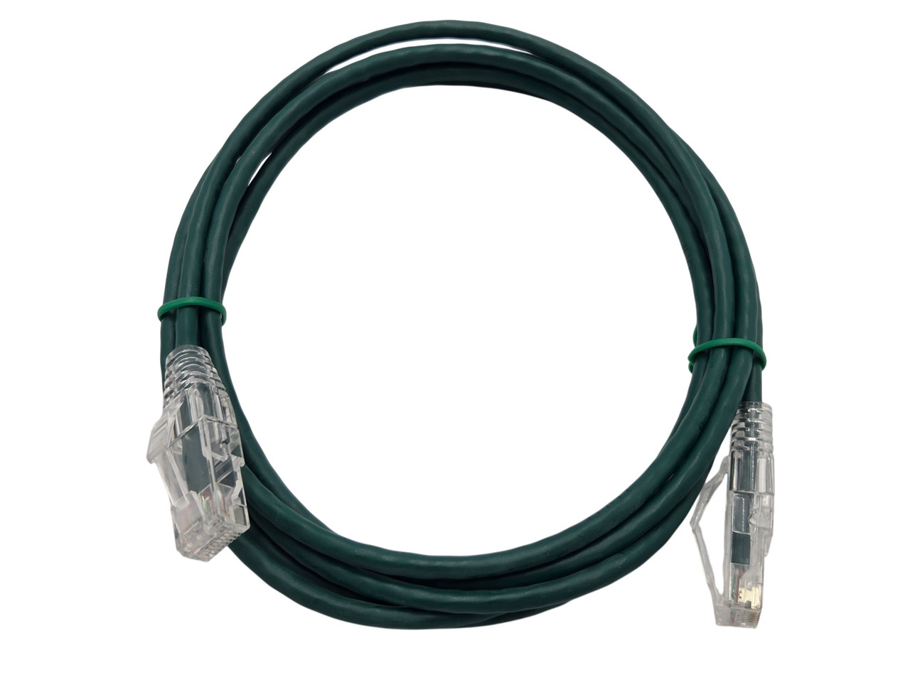 Cat6A Ultra Slim Patch (28AWG) Cable (Green)