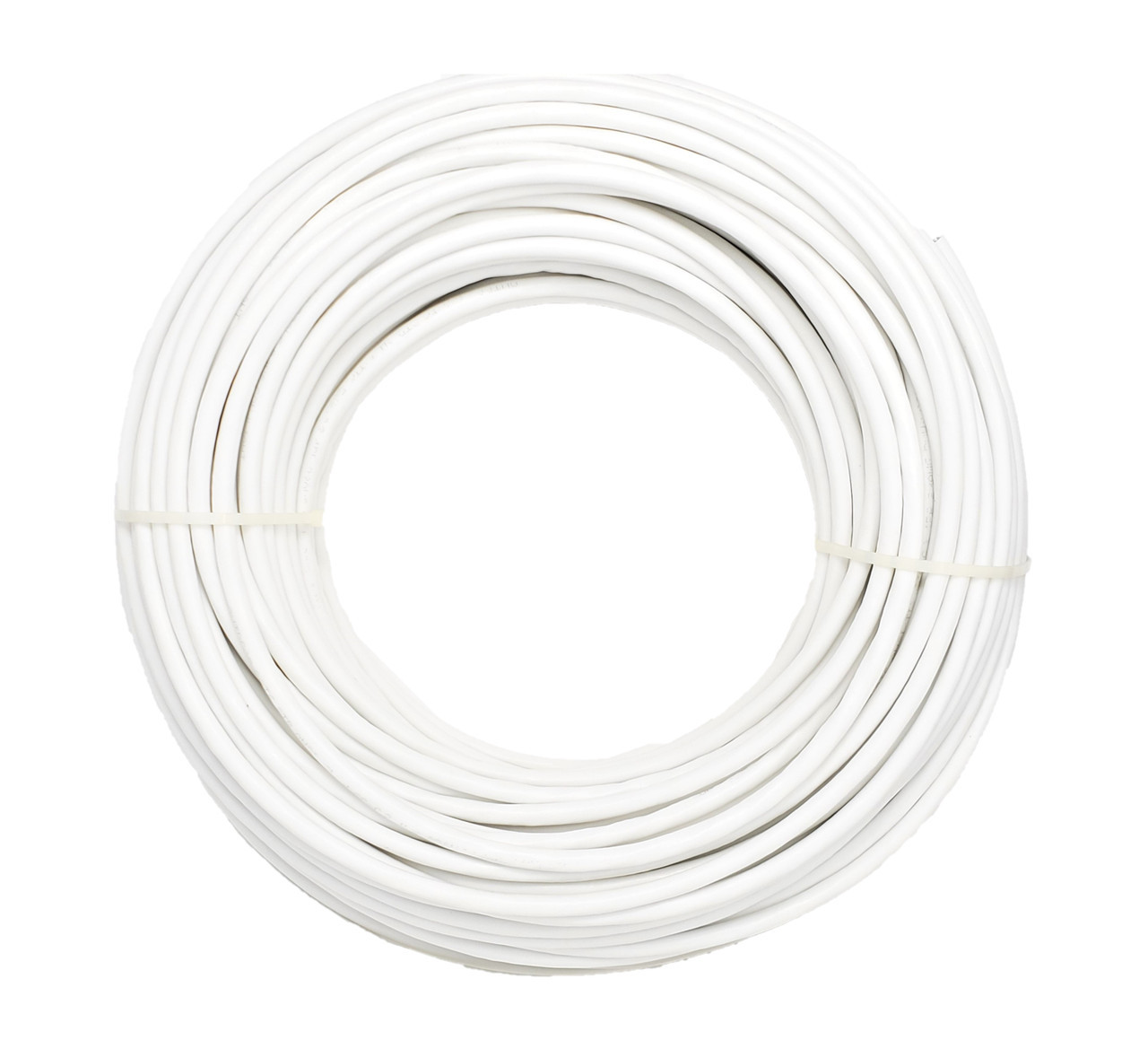 250 Feet CAT 6A Solid & Shielded (F/UTP) CMR Riser Bulk Ethernet Cable -White