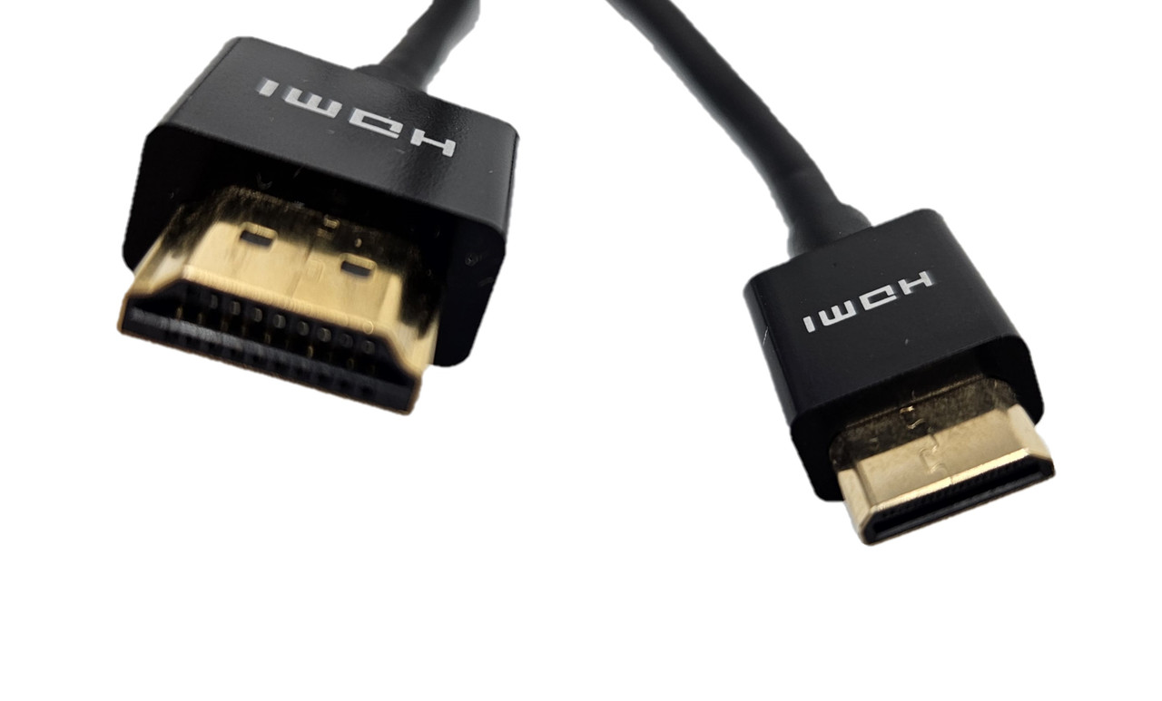 HDMI to Mini-HDMI 4K Ultra-HD High-Speed with Ethernet Slim Cable