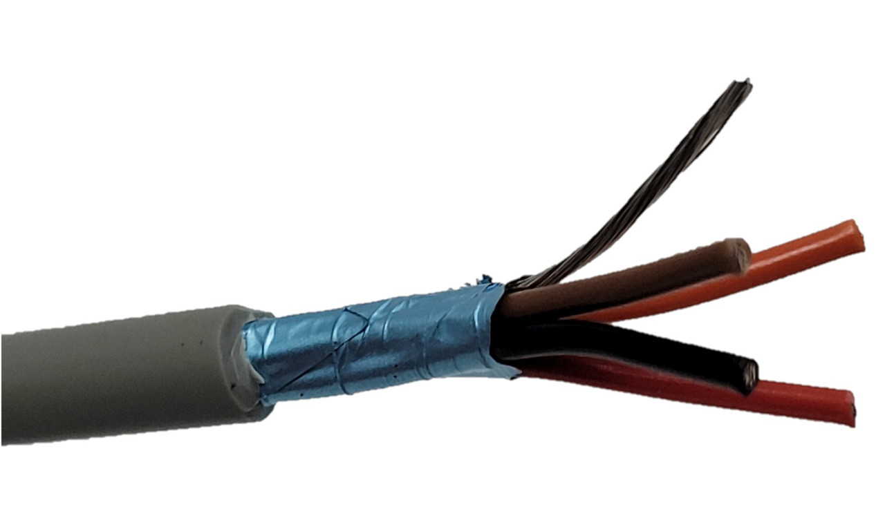 500 Feet 4/Conductor (22AWG) Stranded-Shielded Bulk Cable