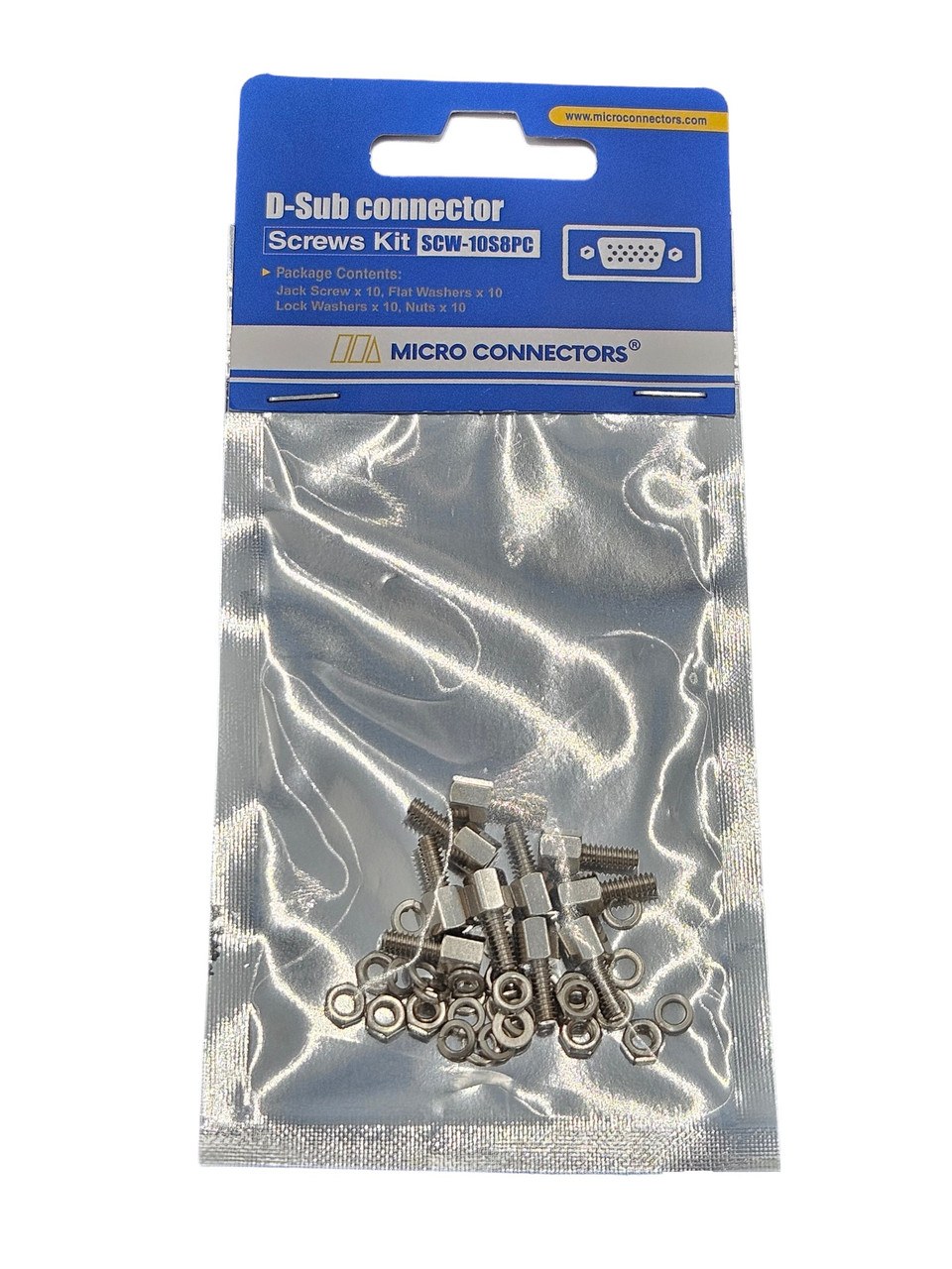 D-sub Connector Screws Kit 10-sets