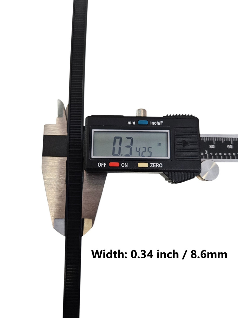 36 Inch Cable Zip Tie 175-Lbs Multi-Purpose Self-Locking (100-Pack)