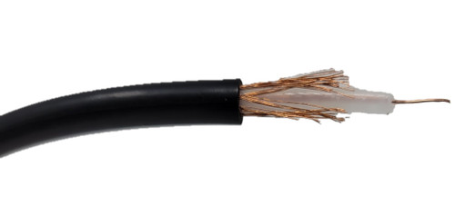100 Feet RG58 50 Ohm Solid-Shielded Bulk Coaxial Cable