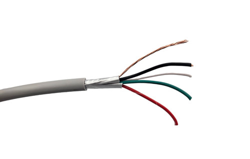 ケーブル・シールド pcocc 4-CONDUCTORS CABLE 20 AWG, 4 Conductor, Foil Shield, 250ft, 500ft or 1000t Spool