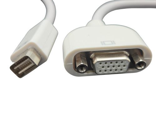 6 Inches Mini-DVI Male to VGA Female Adapter