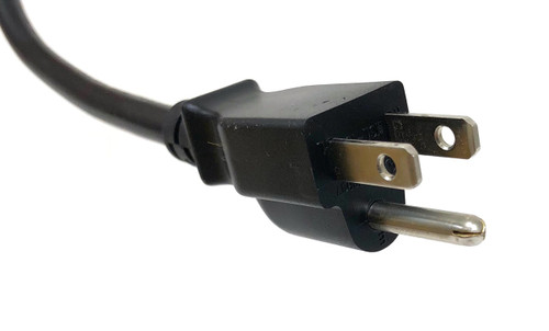 Universal Right Angle AC Power Cord (NEMA 5-15P to C13)