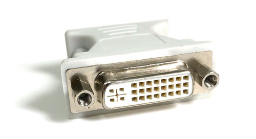 DVI-I Single Link Digital/Analog Female to HD15 (VGA) Male Adapter