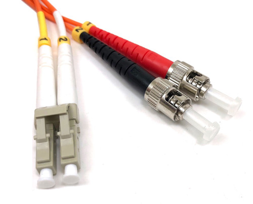 2m LC/ST Multimode Duplex 62.5/125 Fiber Optic Cable