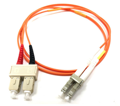1m LC/SC Multimode Duplex 62.5/125 Fiber Optic Cable
