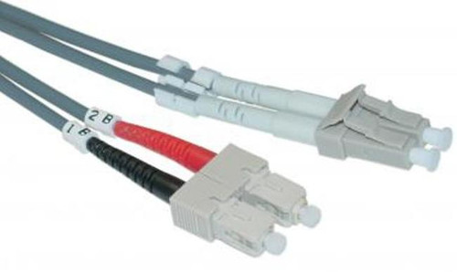 2m LC/SC Multimode Duplex 50/125 Fiber Optic Cable