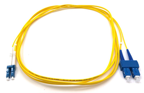 3m LC/SC Single Mode Duplex 9/125 Fiber Optic Cable