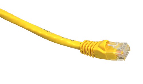 Konnekta Cable Cat6 Yellow Ethernet Patch Cable Pack of 50 Snagless/Molded Boot 3 Foot 
