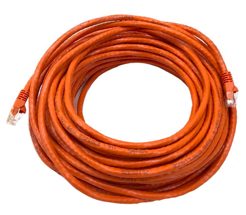50ft Cat6 Molded Snagless RJ45 UTP Networking Patch Cable (Orange)