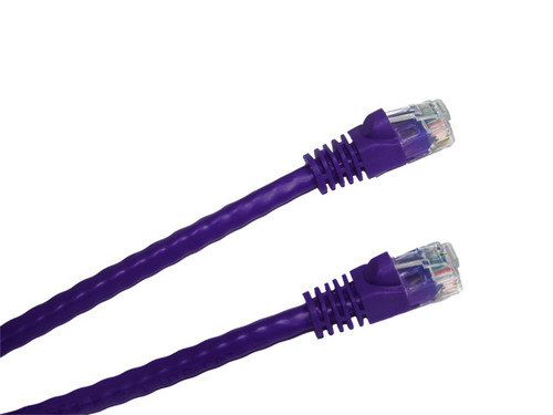 7ft Cat6 Molded Snagless RJ45 UTP Networking Patch Cable (Purple)