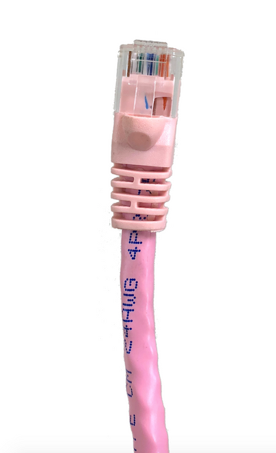 3ft Cat6 Molded Snagless RJ45 UTP Networking Patch Cable (Pink)