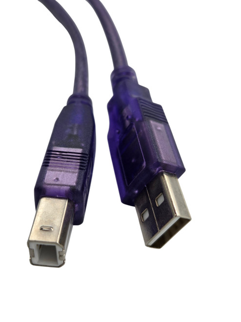 6 Feet USB 2.0 USB-A to USB-B M/M Cable (Grape)