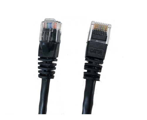 100ft Cat5E UTP Patch Cable (Black)